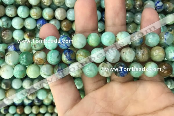 CCS867 15.5 inches 10mm round chrysocolla gemstone beads