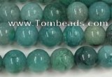 CCS873 15.5 inches 5mm round natural chrysocolla gemstone beads