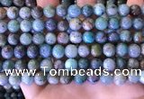 CCS889 15 inches 8mm round natural chrysocolla beads wholesale