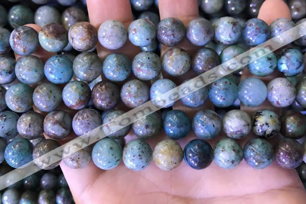 CCS890 15 inches 10mm round natural chrysocolla beads wholesale