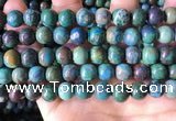 CCS895 15 inches 10mm round natural chrysocolla gemstone beads