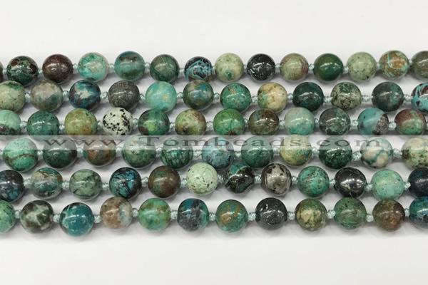 CCS901 15.5 inches 8mm round natural chrysocolla gemstone beads