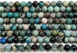 CCS957 15 inches 8mm round natural chrysocolla beads wholesale