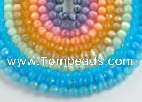 CCT01 Different color 10mm faceted round cat eye beads Wholesale