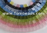 CCT11 Different color 6mm cube-shaped cats eye beads Wholesale