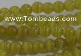 CCT1151 15 inches 3mm round tiny cats eye beads wholesale