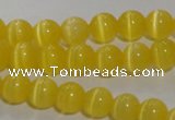 CCT1210 15 inches 4mm round cats eye beads wholesale