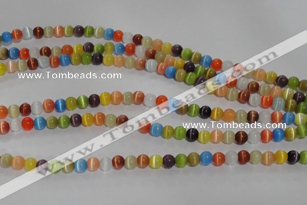 CCT1213 15 inches 4mm round cats eye beads wholesale