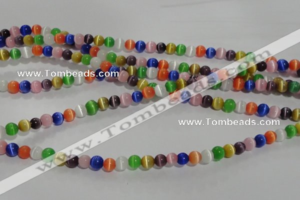 CCT1214 15 inches 4mm round cats eye beads wholesale