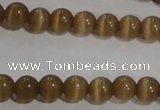 CCT1216 15 inches 4mm round cats eye beads wholesale