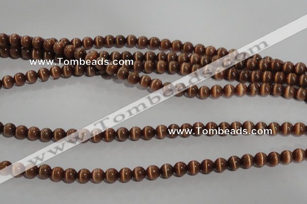 CCT1217 15 inches 4mm round cats eye beads wholesale