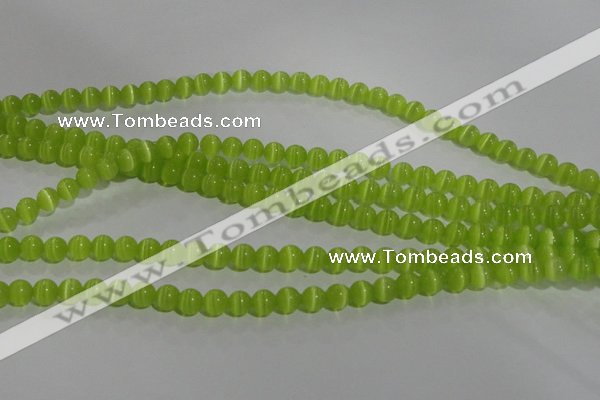 CCT1222 15 inches 4mm round cats eye beads wholesale