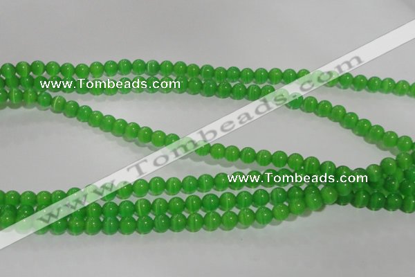 CCT1225 15 inches 4mm round cats eye beads wholesale