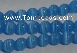 CCT1228 15 inches 4mm round cats eye beads wholesale