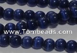 CCT1232 15 inches 4mm round cats eye beads wholesale
