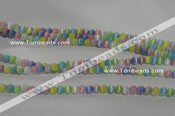 CCT1239 15 inches 4mm round cats eye beads wholesale