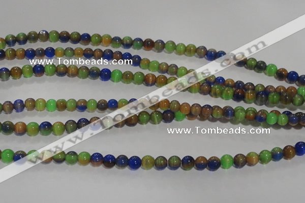 CCT1240 15 inches 4mm round cats eye beads wholesale