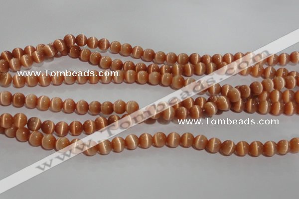 CCT1265 15 inches 5mm round cats eye beads wholesale