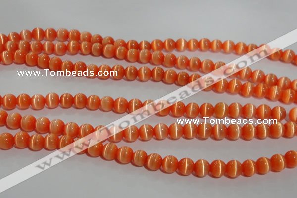 CCT1270 15 inches 5mm round cats eye beads wholesale