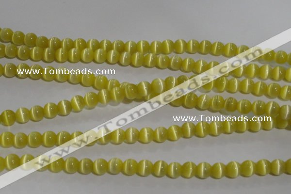 CCT1273 15 inches 5mm round cats eye beads wholesale