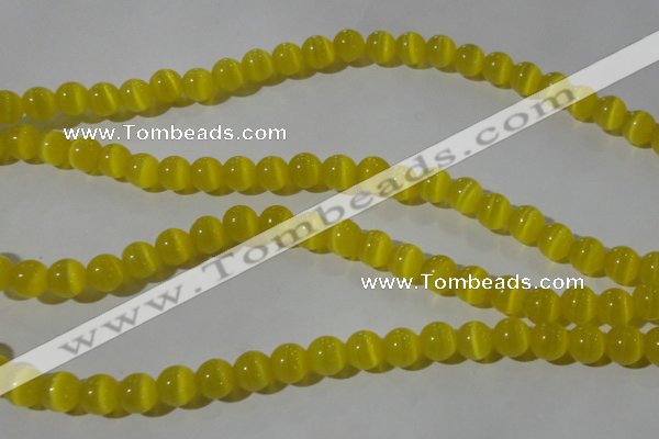 CCT1325 15 inches 6mm round cats eye beads wholesale