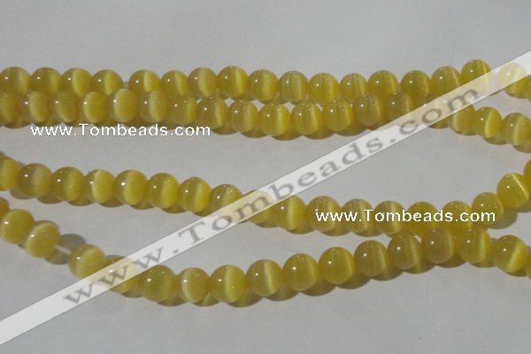 CCT1326 15 inches 6mm round cats eye beads wholesale