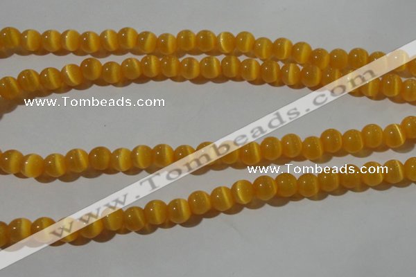 CCT1328 15 inches 6mm round cats eye beads wholesale