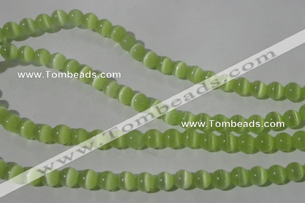 CCT1345 15 inches 6mm round cats eye beads wholesale