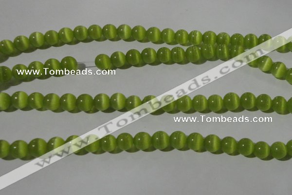 CCT1347 15 inches 6mm round cats eye beads wholesale