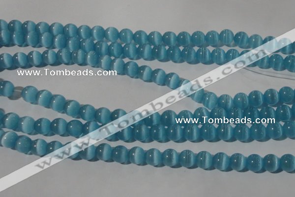 CCT1350 15 inches 6mm round cats eye beads wholesale