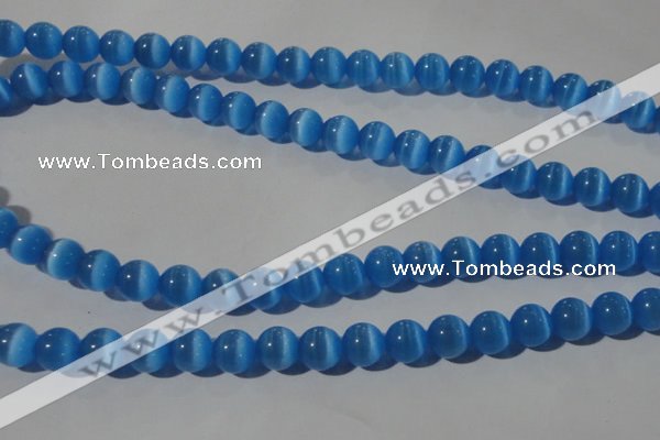 CCT1351 15 inches 6mm round cats eye beads wholesale