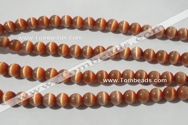 CCT1378 15 inches 7mm round cats eye beads wholesale