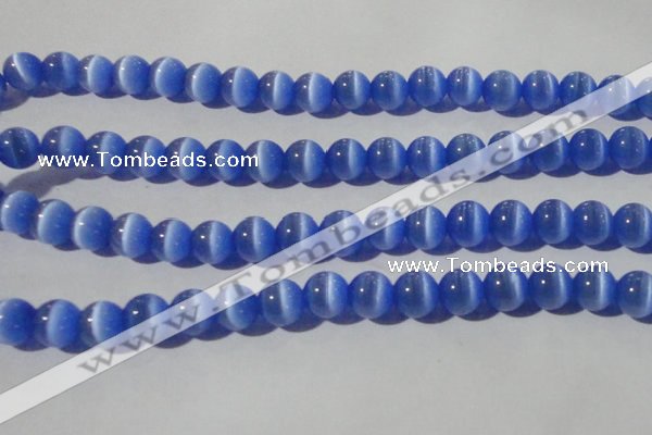 CCT1385 15 inches 7mm round cats eye beads wholesale