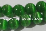 CCT1392 15 inches 7mm round cats eye beads wholesale