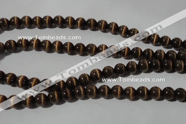 CCT1394 15 inches 7mm round cats eye beads wholesale