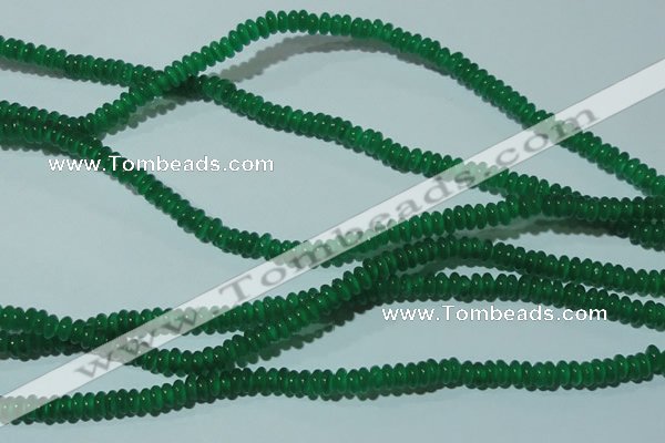 CCT210 15 inches 2*4mm rondelle cats eye beads wholesale