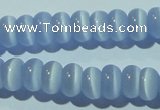 CCT238 15 inches 3*6mm rondelle cats eye beads wholesale