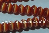 CCT245 15 inches 3*6mm rondelle cats eye beads wholesale