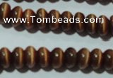 CCT248 15 inches 3*6mm rondelle cats eye beads wholesale