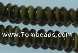 CCT249 15 inches 3*6mm rondelle cats eye beads wholesale