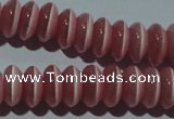 CCT261 15 inches 3*7mm rondelle cats eye beads wholesale