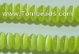 CCT262 15 inches 3*7mm rondelle cats eye beads wholesale