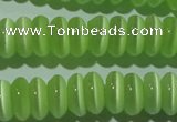 CCT263 15 inches 3*7mm rondelle cats eye beads wholesale