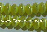 CCT277 15 inches 5*8mm rondelle cats eye beads wholesale