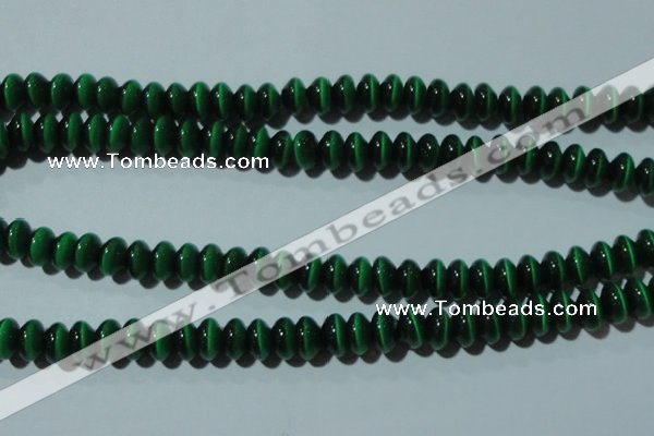 CCT290 15 inches 5*8mm rondelle cats eye beads wholesale