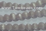 CCT303 15 inches 4mm faceted round cats eye beads wholesale