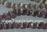 CCT312 15 inches 4mm faceted round cats eye beads wholesale