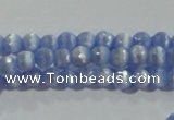 CCT321 15 inches 4mm faceted round cats eye beads wholesale