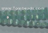 CCT323 15 inches 4mm faceted round cats eye beads wholesale