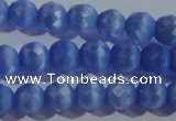 CCT363 15 inches 6mm faceted round cats eye beads wholesale